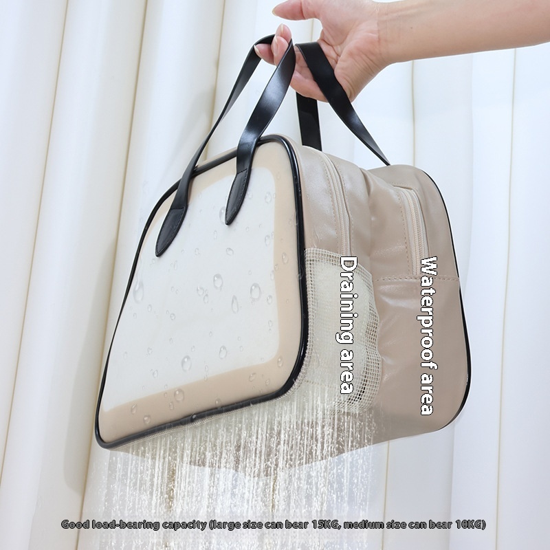 Dry-Wet Separation Wash Bag, Double-Layer - Image 2