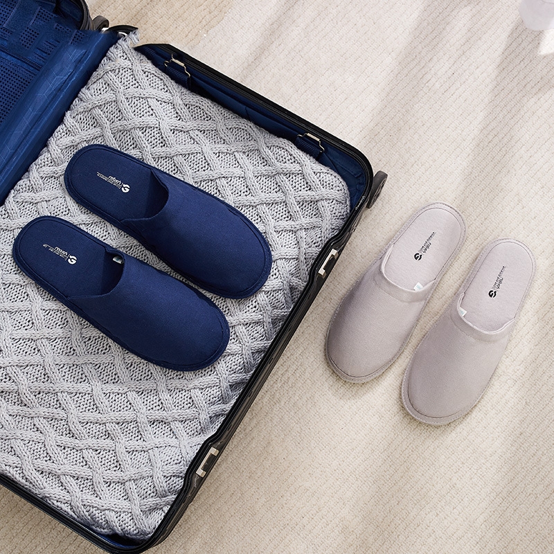 Foldable Travel Slippers with Storage Bag - Image 4