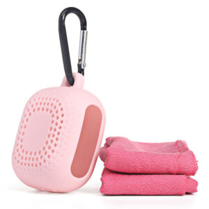 Mini Quick-Dry Towel with Silicone Case