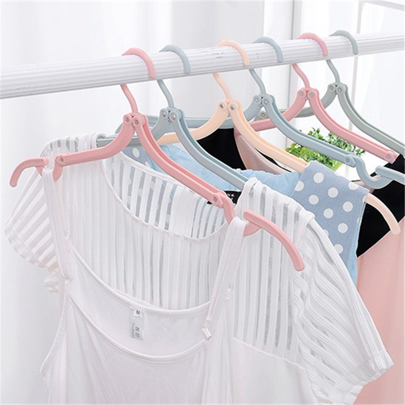 Folding Travel Hangers, Mixed Colours detail 1