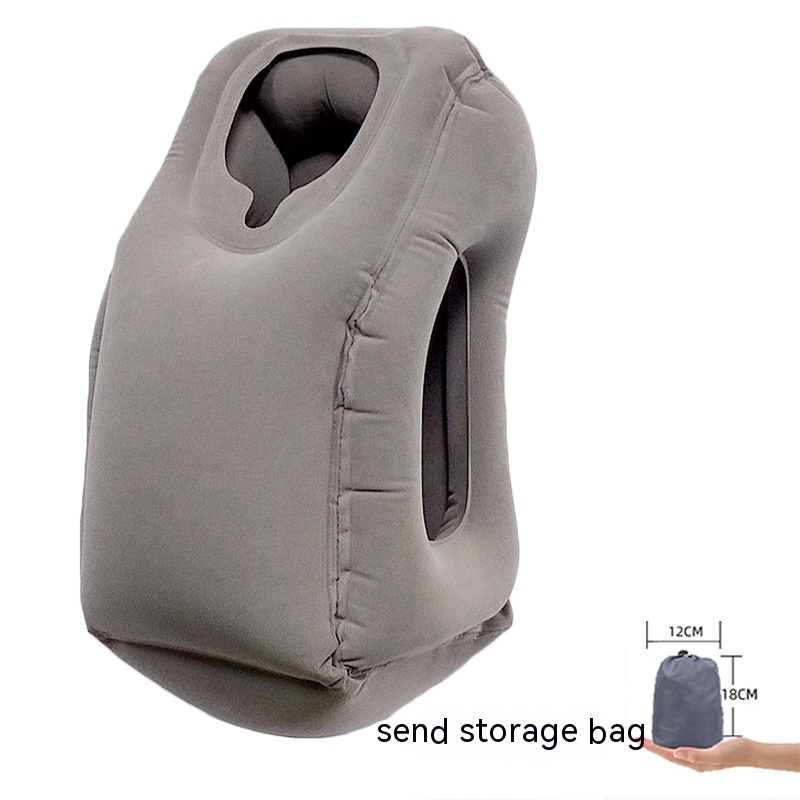 Inflatable Travel Pillow, Lean-Forward Support - Image 2