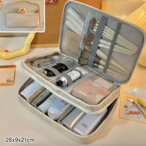 Large Layered Cosmetic Case