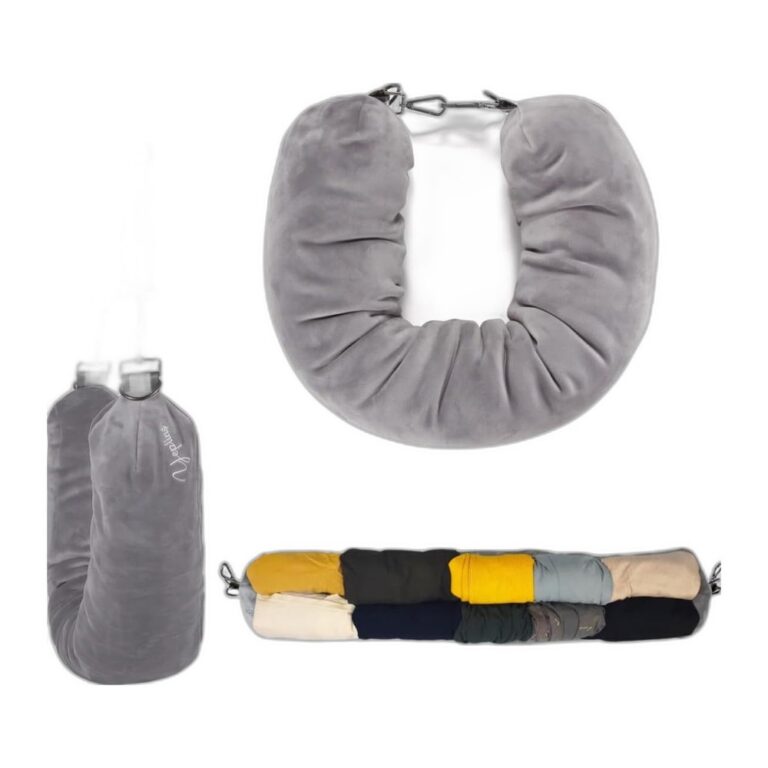 U-Shaped Travel Pillow, Fill It with Clothes