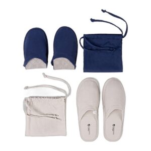 Foldable Travel Slippers with Storage Bag
